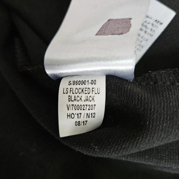 Old Navy Shift Dress Black Jack Polka Dot Bell Long Sleeve Zip Back LBD - Picture 9 of 9